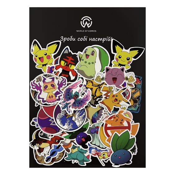 Набор стикеров Pokemon, (8018)