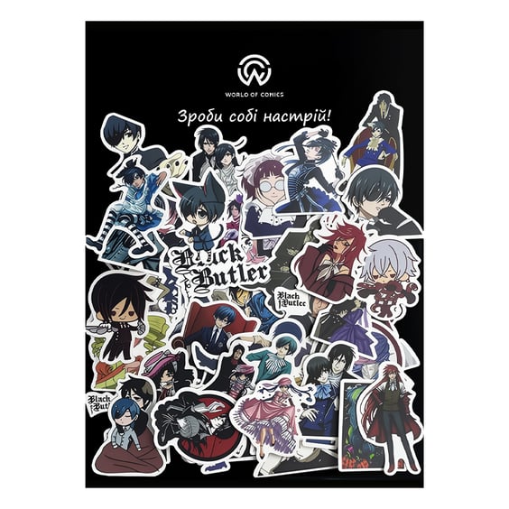 Набор стикеров Black Butler, (8070)