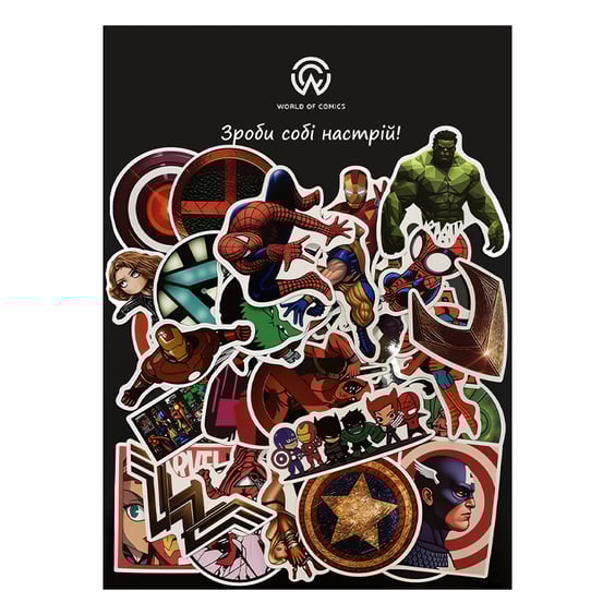 Набор стикеров Marvel & DC: Superheroes, (8088)