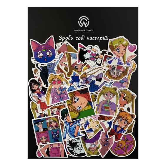 Набір стікерів Sailor Moon, (8091)