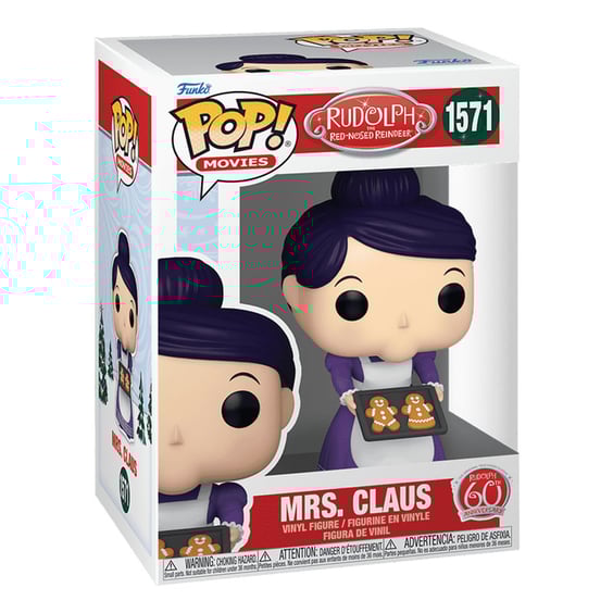 Фігурка Funko POP!: Movies: Rudolph the Red-Nosed Reindeer: 60th Anniversary: Mrs. Claus, (81042) 3