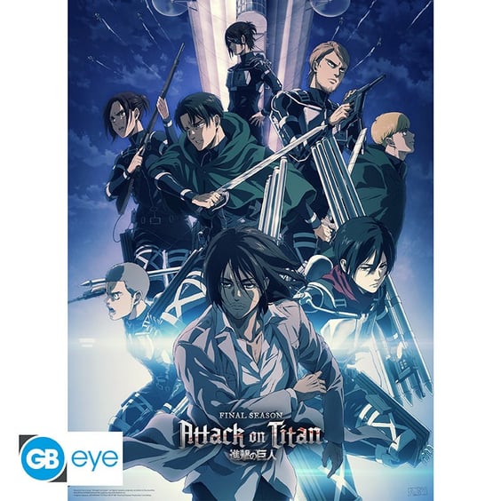 Набір постерів GB Eye: Chibi: Attack on Titan (2 шт.), (81449) 2