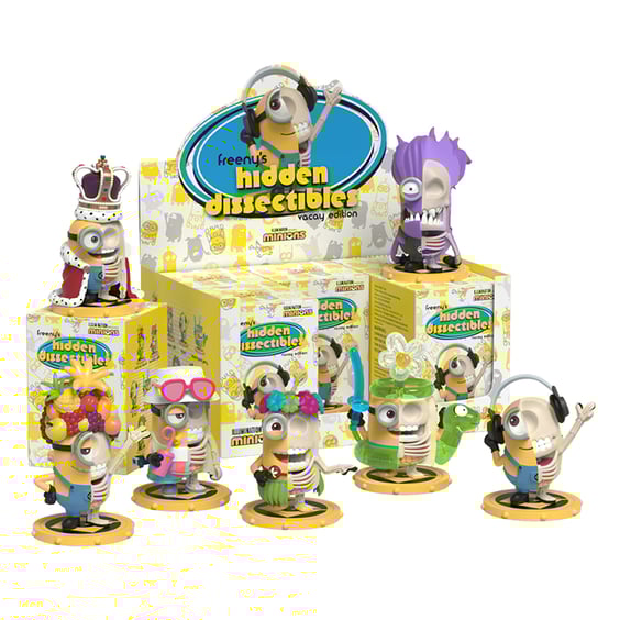 Фігурка Mighty Jaxx: Jason Freeny: Hidden Dissectibles: Minions (Vacay Edition / Series 1) (1 з 7), (81781)