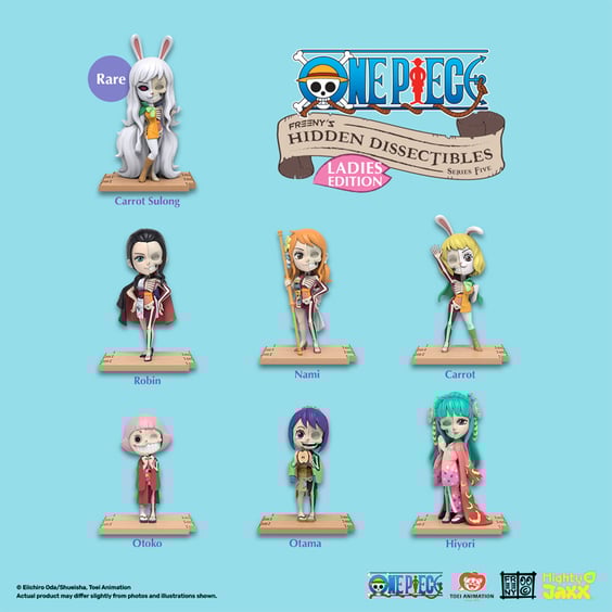 Фигурка Mighty Jaxx: Jason Freeny: Hidden Dissectibles: One Piece: Ladies Edition (Blind Box: 1 з 7), (81800) 10