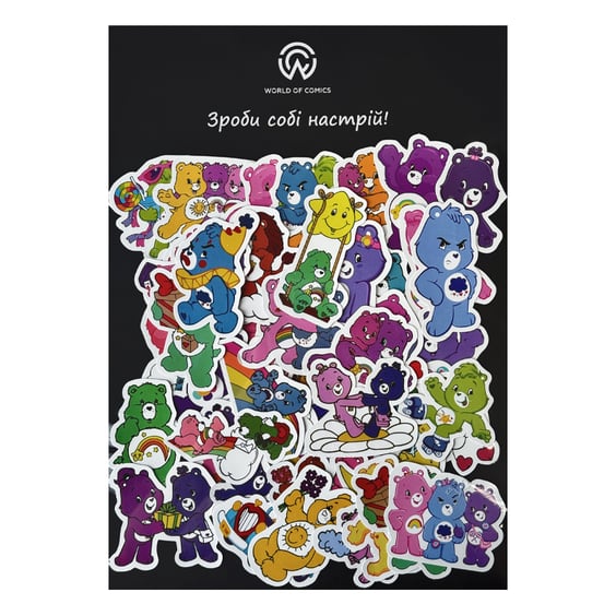 Набор стикеров Care Bears, (8193)
