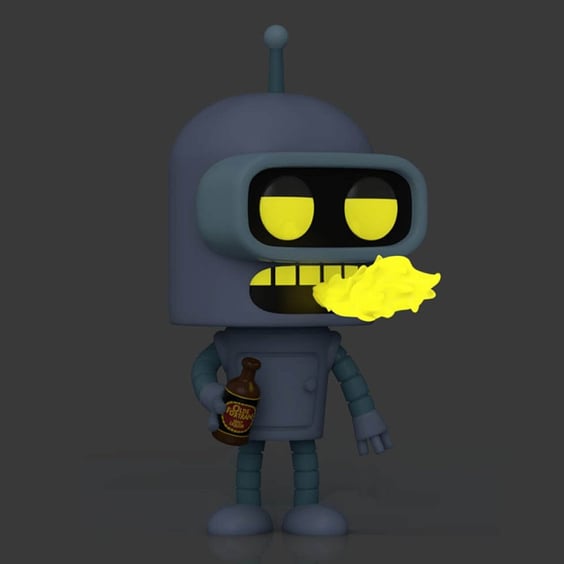 Фигурка Funko POP!: Animation: Futurama: Bender (Glow Chase Limited Edition) (Special Edition), (819410) 3