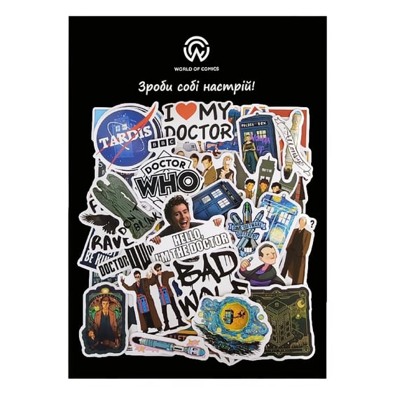 Набір стікерів Doctor Who: Mix, (8229)
