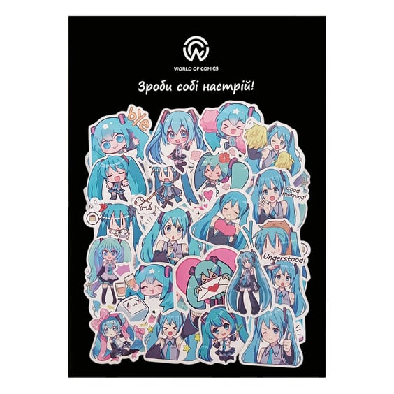 Набір стікерів Hatsune Miku, (8245)