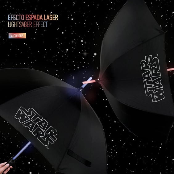 Парасолька Cerda: Star Wars: Logo (LED & Flashlight), (825622) 5
