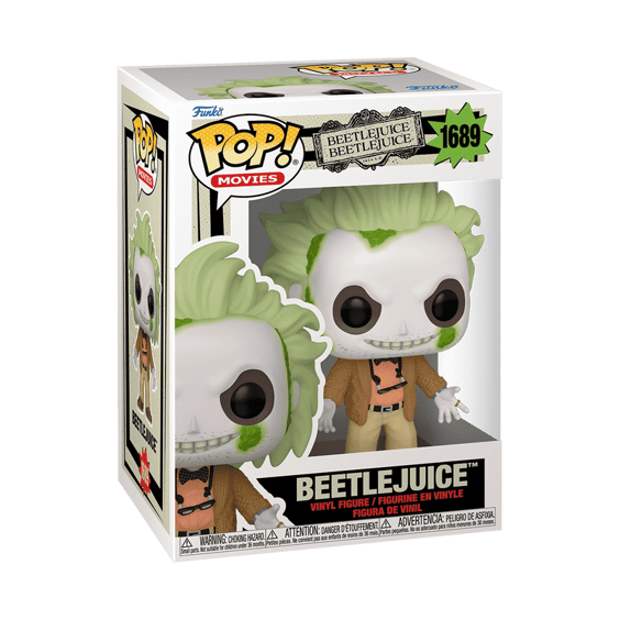 Фігурка Funko POP!  Movies: Beetlejuice 2 - Beetlejuice in Cardigan Vinyl Figure 10см, арт. 82653 3