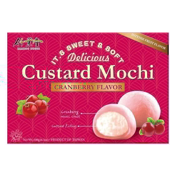 Мочи Bamboo House: Custard Mochi: Cranberry, (834895)