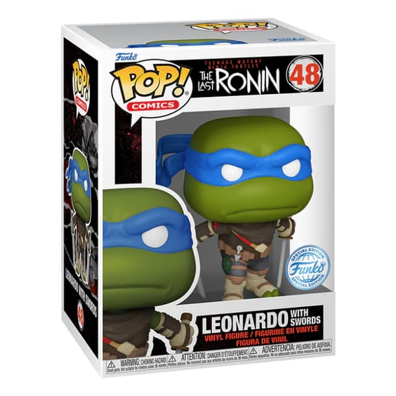 Фигурка Funko POP!: Comics: Teenage Mutant Ninja Turtles: The Last Ronin: Leonardo w/ Swords (Special Edition), (83511) 3