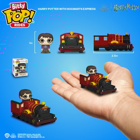 Фигурки Funko Bitty Pop!: Rides: Wizarding World: Harry Potter: Harry Potter and Hogwarts Express, (83622) 4