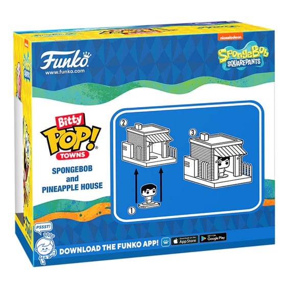 Набор фигурок Funko Bitty POP!: Towns: Spongebob Squarepants: SpongeBob and Pineapple House, (83638) 6