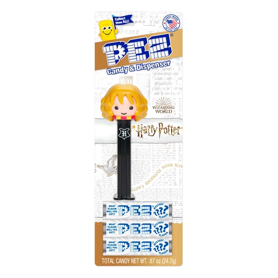 Диспенсер з цукерками PEZ: Wizarding World: Harry Potter: Hermione, (848007)