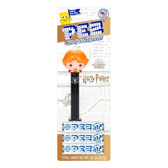 Диспенсер з цукерками PEZ: Wizarding World: Harry Potter: Ron, (848008)