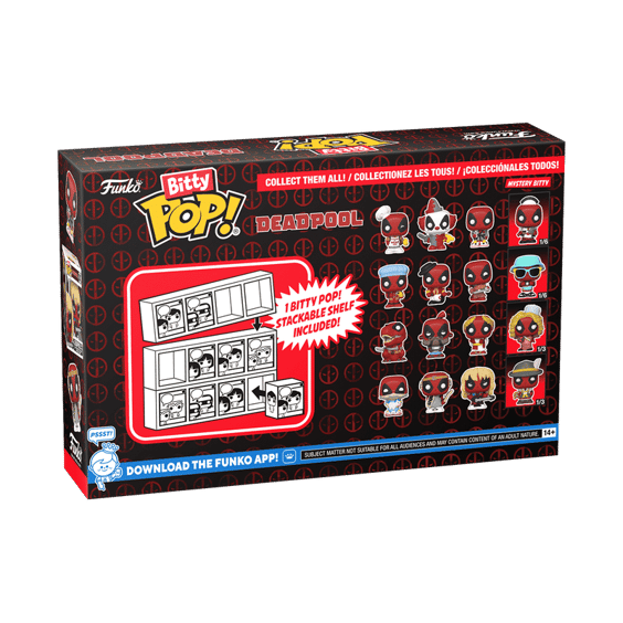 Набір фігурок Funko Bitty POP!: Marvel: Deadpool (4-pack / 3+1 Mystery Bitties), (84959) 5