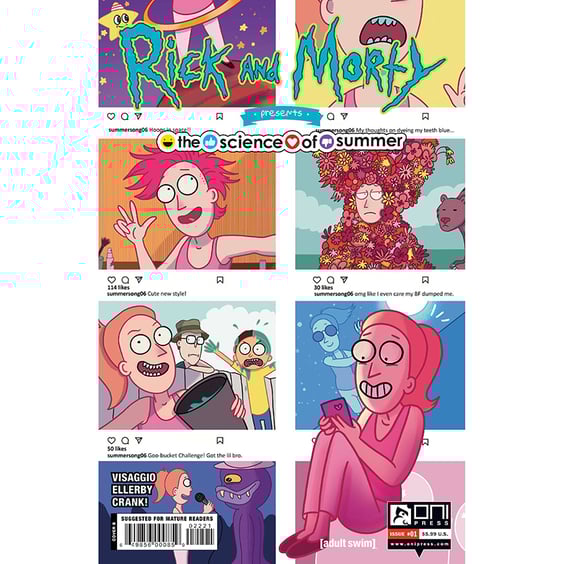 Комикс Rick & Morty. Presents. The Science of Summer. Volume 1. #1 (Allnat's Cover), (850900)