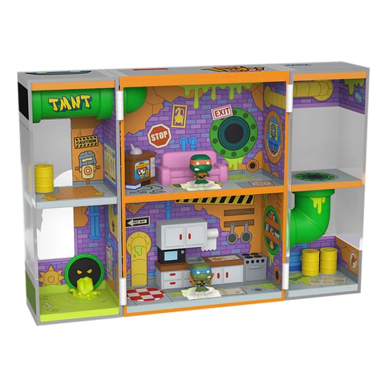 Набор фигурок Funko Bitty POP!: Bitty Box: Teenage Mutant Ninja Turtles: Sewer Home, (85537) 2