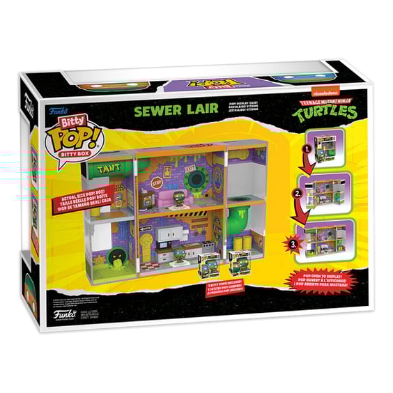 Набор фигурок Funko Bitty POP!: Bitty Box: Teenage Mutant Ninja Turtles: Sewer Home, (85537) 7