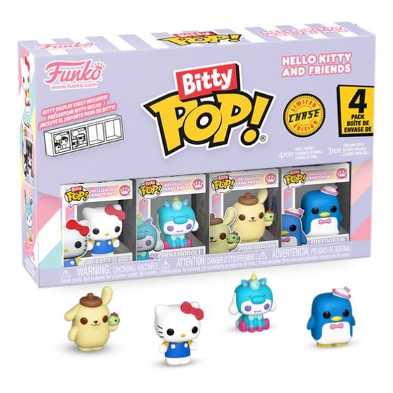 Набір фігурок Funko Bitty POP!: Hello Kitty and Friends: Series 1 (4-pack) (Chase Limited Edition), (85713)