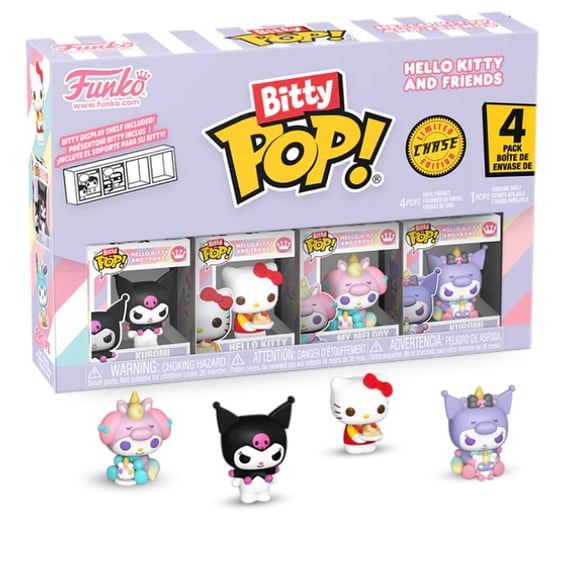 Набір фігурок Funko Bitty POP!: Hello Kitty and Friends: Series 3 (4-pack) (Chase Limited Edition), (85715)