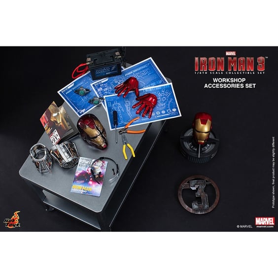 Набір аксесуарів Hot Toys: Marvel: Iron Man: Workshop Accessories, (86024) 5