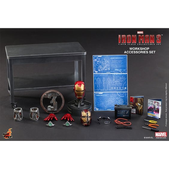 Набір аксесуарів Hot Toys: Marvel: Iron Man: Workshop Accessories, (86024) 13