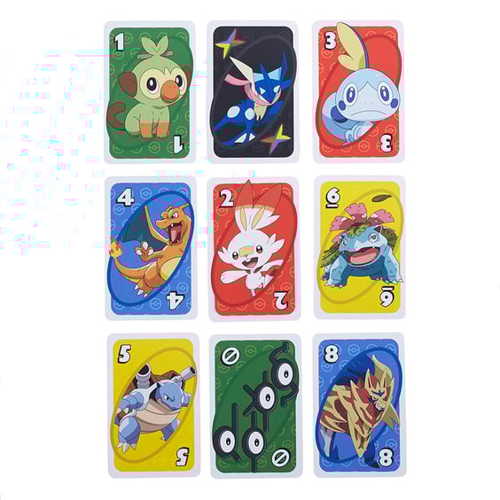 Настільна гра Mattel: UNO: Pokemon (Japanese Limited Edition), (87032) 3