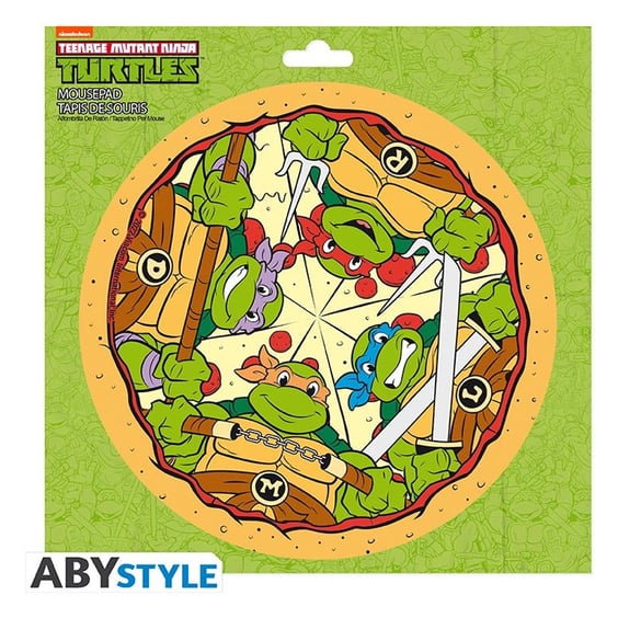 Килимок для миші ABYstyle: Teenage Mutant Ninja Turtles: Pizza, (87595) 2