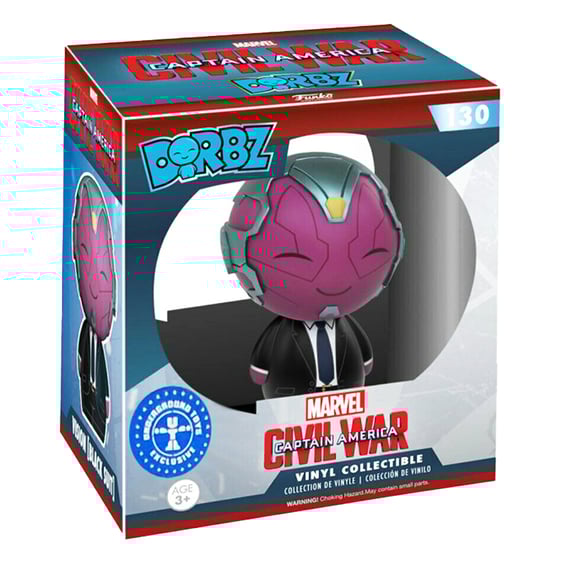 Фигурка Funko: Dorbz: Marvel: Captain America: Civil War: Vision (Black Suit) (Gamestop Exclusive), (9123) 3