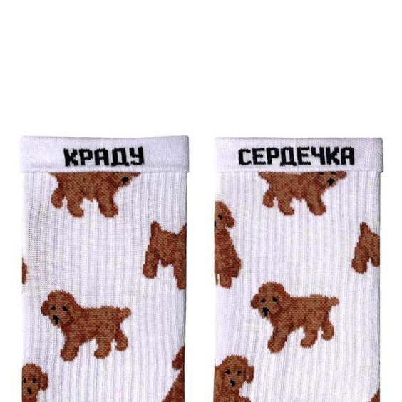 Шкарпетки Noskar: Мальтіпу з Сердечком: «Краду Сердечка» (р. 36-40), (91506) 2