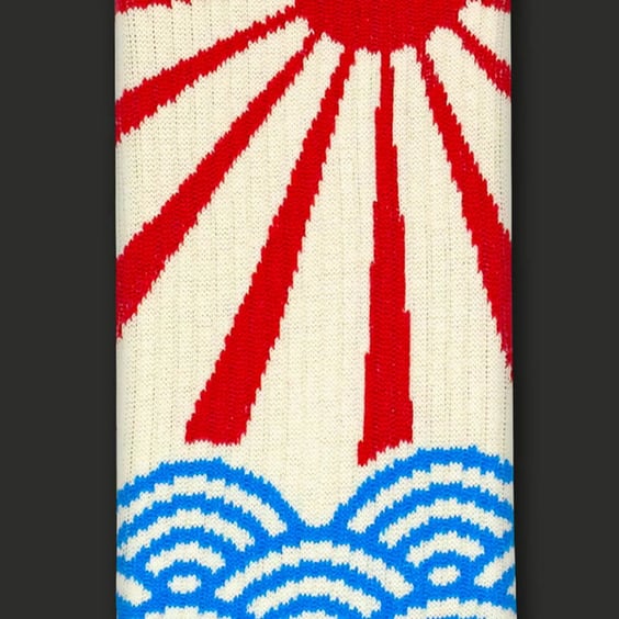 Шкарпетки японські CEH: Sun Over Waves: «波上の太陽» (р. 35-39), (91518) 2