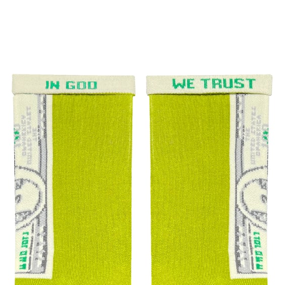 Шкарпетки Noskar: 100$: «In God We Trust» (р. 36-40), (91586) 2