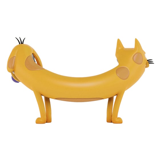 Коллекционная фигура Mighty Jaxx: Jason Freeny: XXray Plus: CatDog: CatDog, (93531) 4