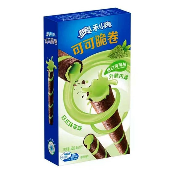 Вафельные трубочки Oreo: Cocoa Crispy Roll: Matcha Flavour, (936318) 2