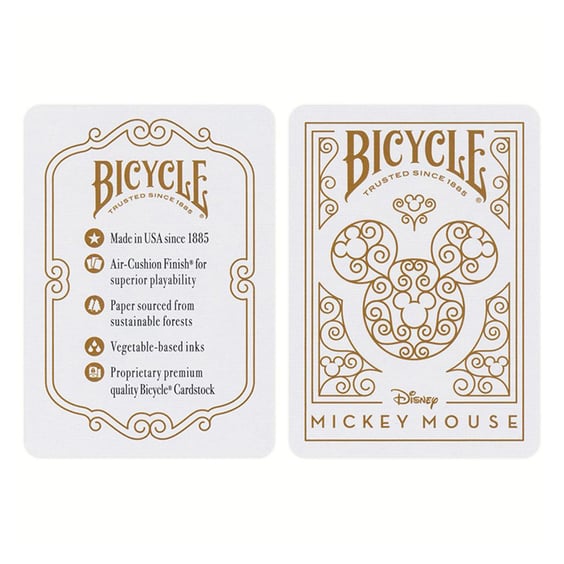 Карти гральні Bicycle: Disney: Mickey Mouse (Black & Gold), (95546) 3