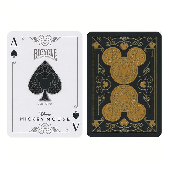 Карти гральні Bicycle: Disney: Mickey Mouse (Black & Gold), (95546) 7
