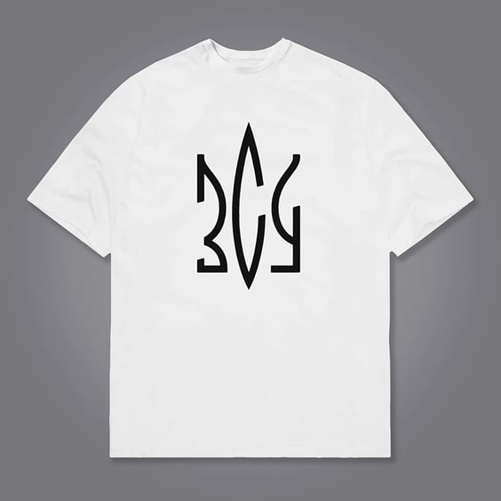 Футболка Creative Depo: «ЗСУ» (XL) (белая), (981283)