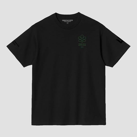 Футболка Creative Depo: «From Kyiv with Love» (XL) (чорна), (981298)