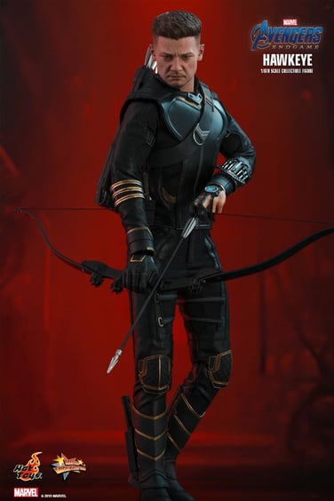 Колекційна фігура Hot Toys: Hawkeye Normal: Avengers Endgame, (80127)