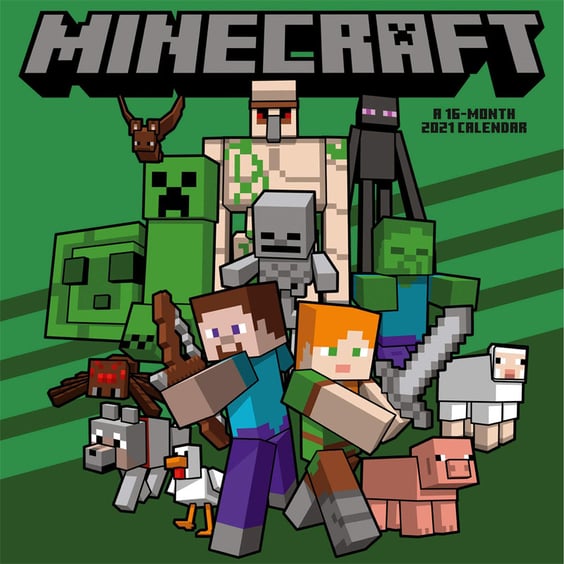 Календар Danilo Calendar: Minecraft Square, (544416)