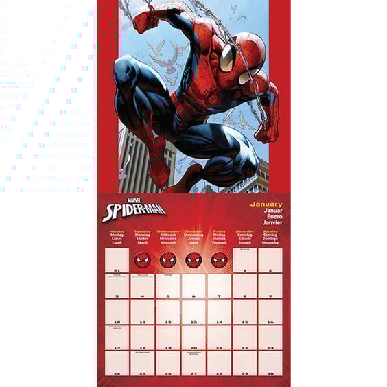 Календарь Pyramid (2022): Marvel (Spiderman), (757915) 2
