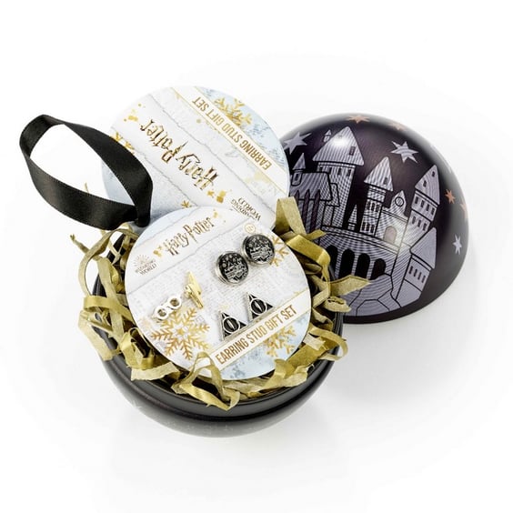 Чорна Новорічна куля з прикрасою Harry Potter, (44459) 2