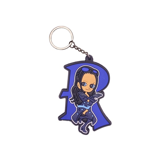 Брелок двухсторонний Anime: One Piece R for Robin, (10349)