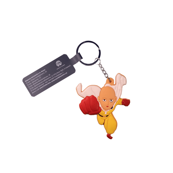 Брелок двухсторонний Anime: One Punch Man Saitama Punch, (10391)