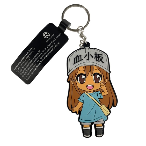 Брелок двухсторонний Cells at Work!: Platelet, (9998)