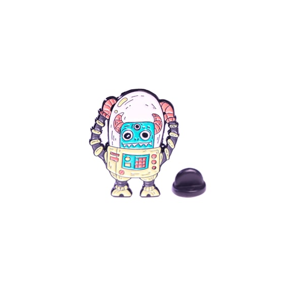 Металлический значок (пин) Space Monster, (11440)