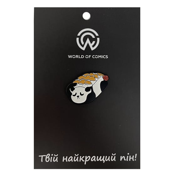 Металевий значок (пін) Panda-Roll, (11518)