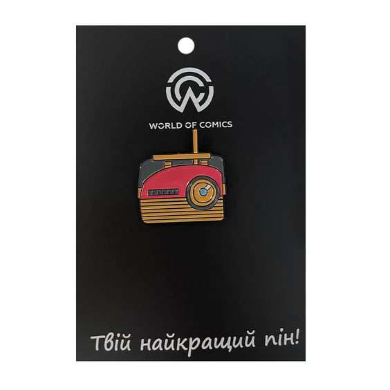 Металлический значок (пин) Radio Tape Recorder, (11652)